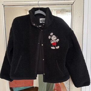 Disney Parks Mickey Sherpa jacket size M
